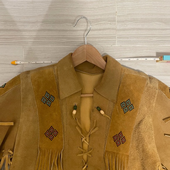 Leather fringe jacket - Picture 11 of 15